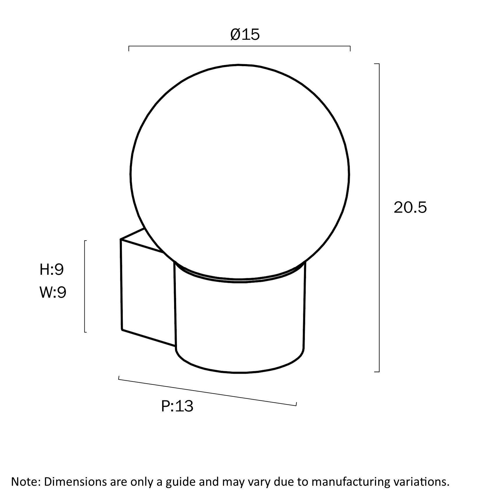 GOREM EXTERIOR WALL LIGHT