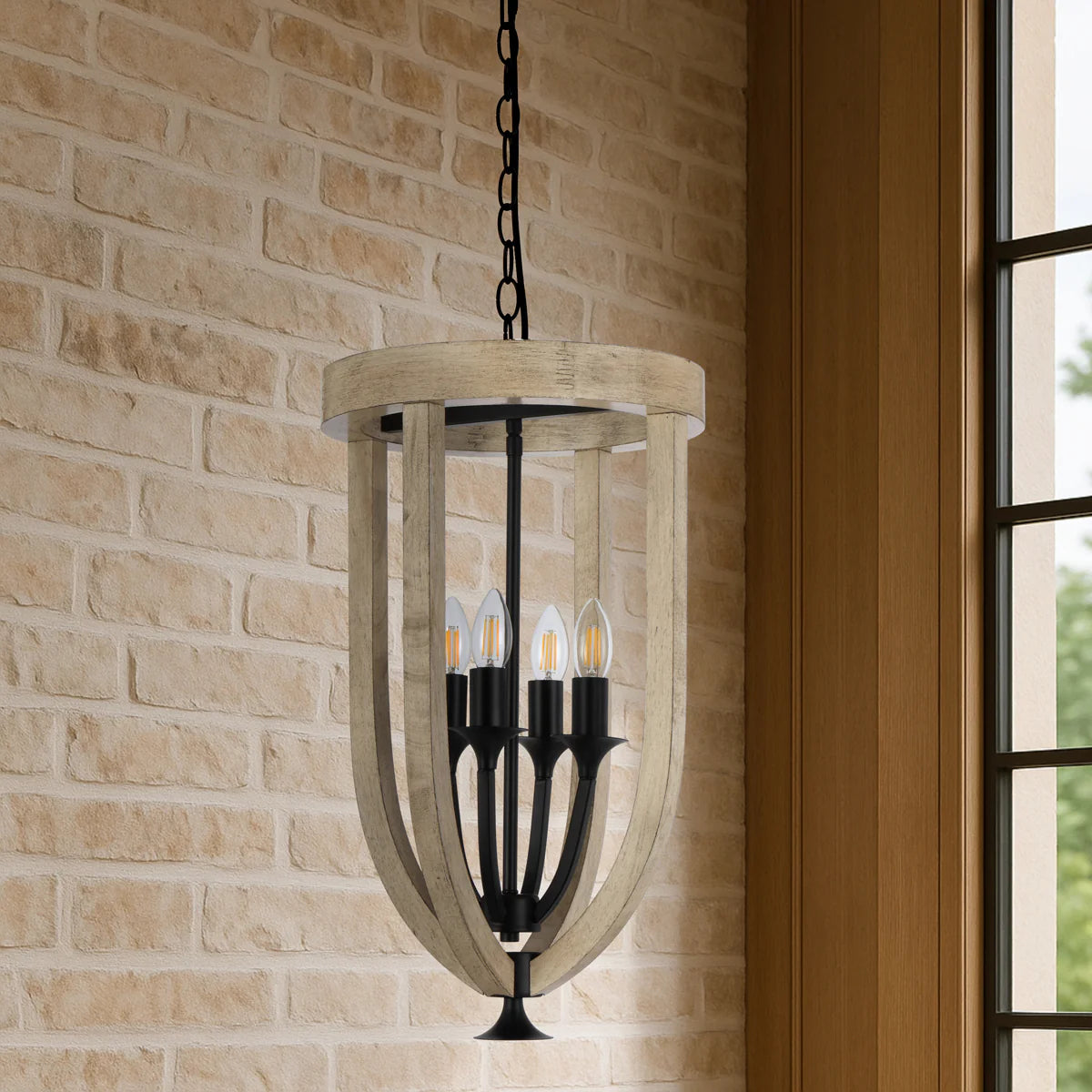 HOSLEY 4 LIGHT PENDANT