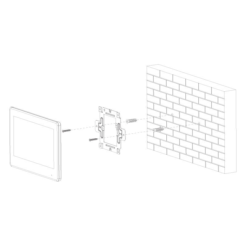 2-Wire Residential Series IP Intercom Monitor (White)