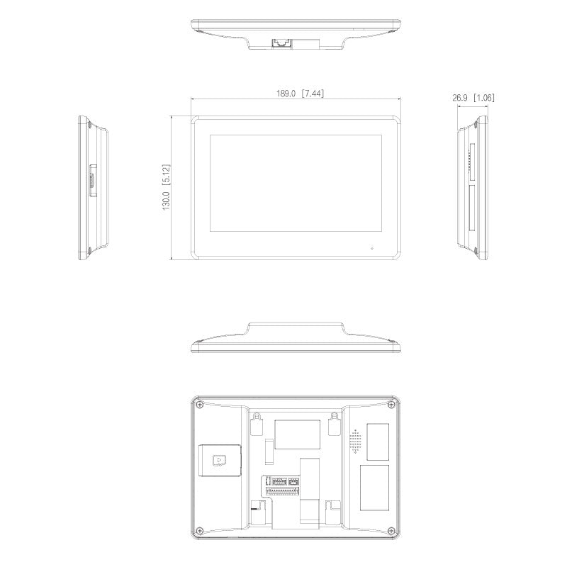 2-Wire Residential Series IP Intercom Monitor (White)