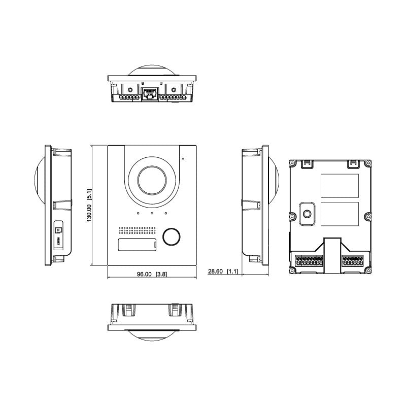 Residential PoE IP Intercom Door Station