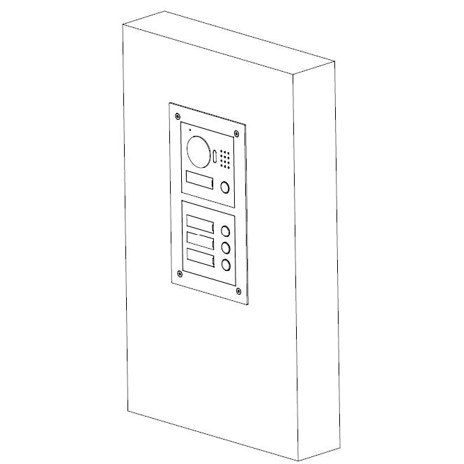Flush Mount Box - 2 Modules