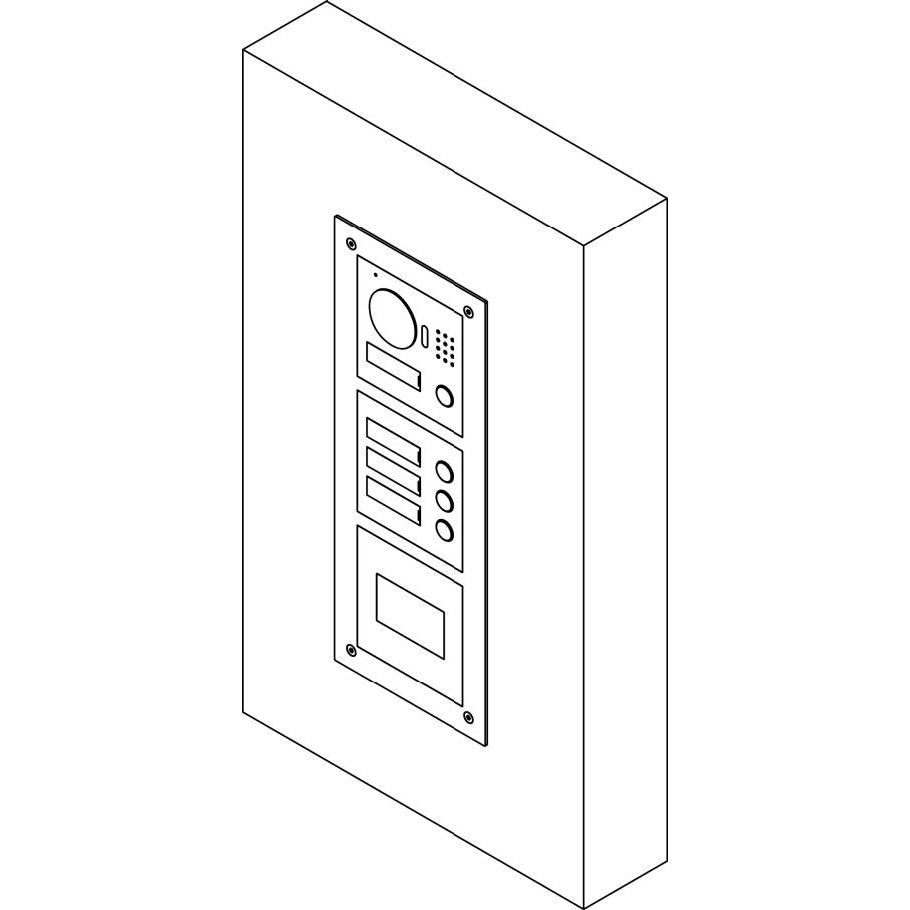 Flush Mount Box - 3 Modules