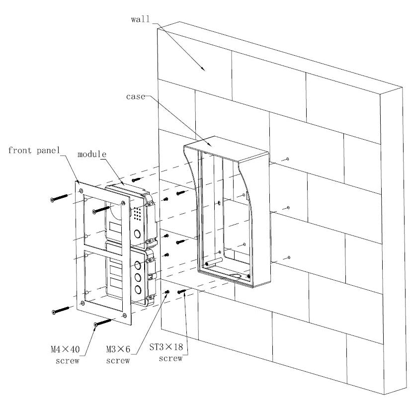 Front Panel - 2 Modules