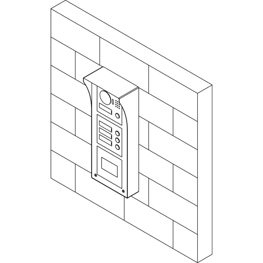 Surface Mount Box - 3 Modules