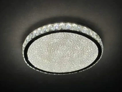 EDAN Crystal Ceiling Light Tri-Colour LED 500mm (Chrome)