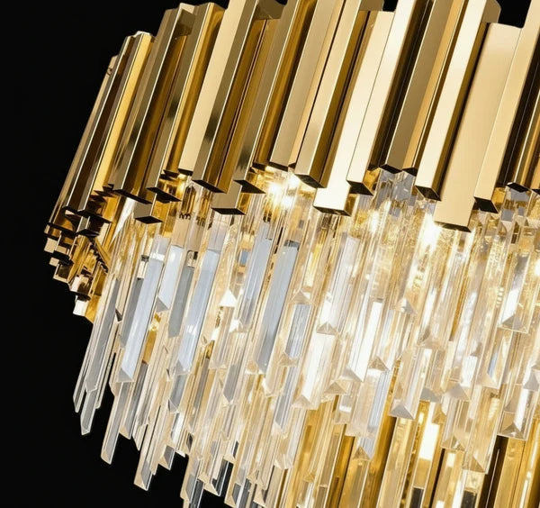 SOPHIE Crystal Chandelier 12 Light 800mm (Gold)