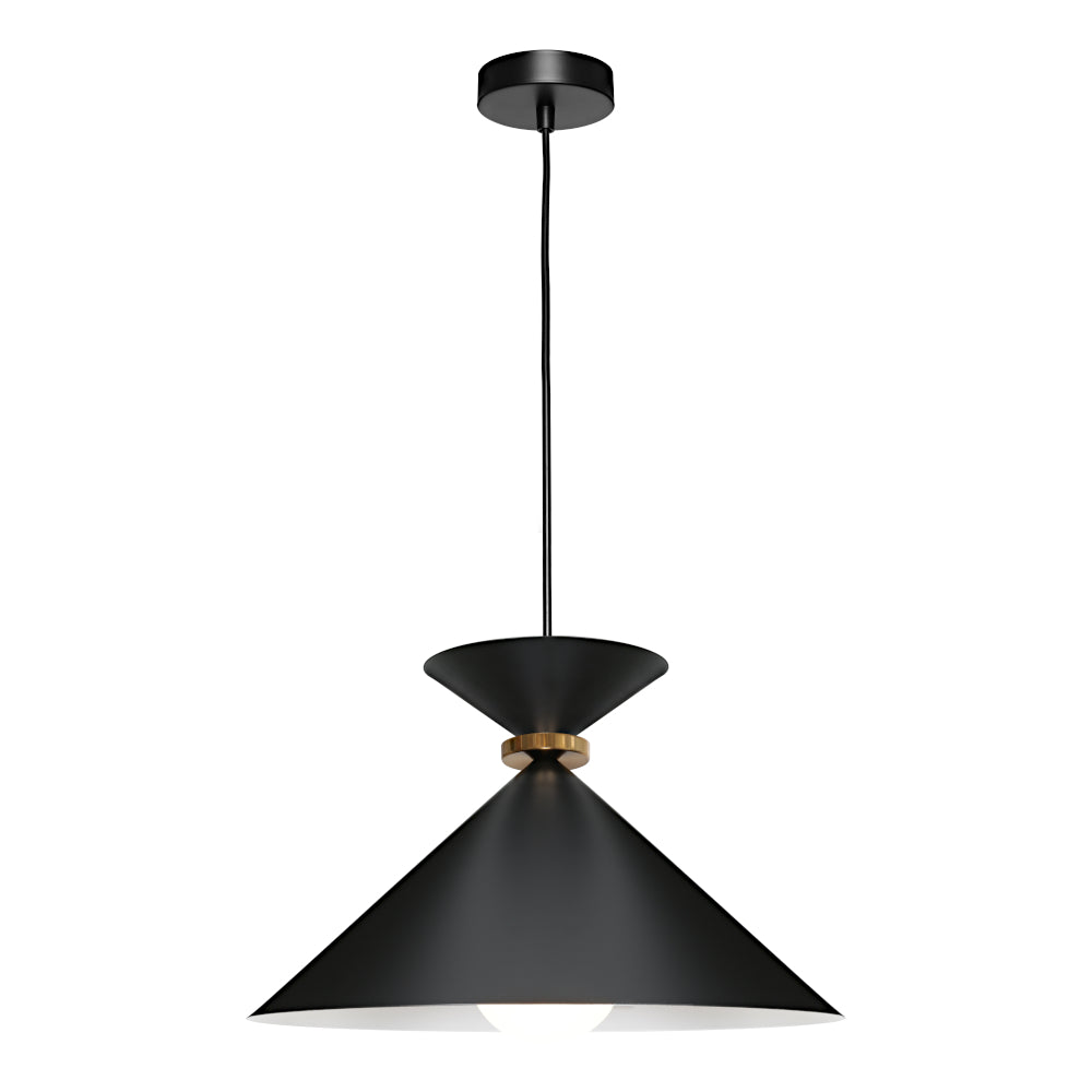 JULIA 1LT LARGE PENDANT BLACK