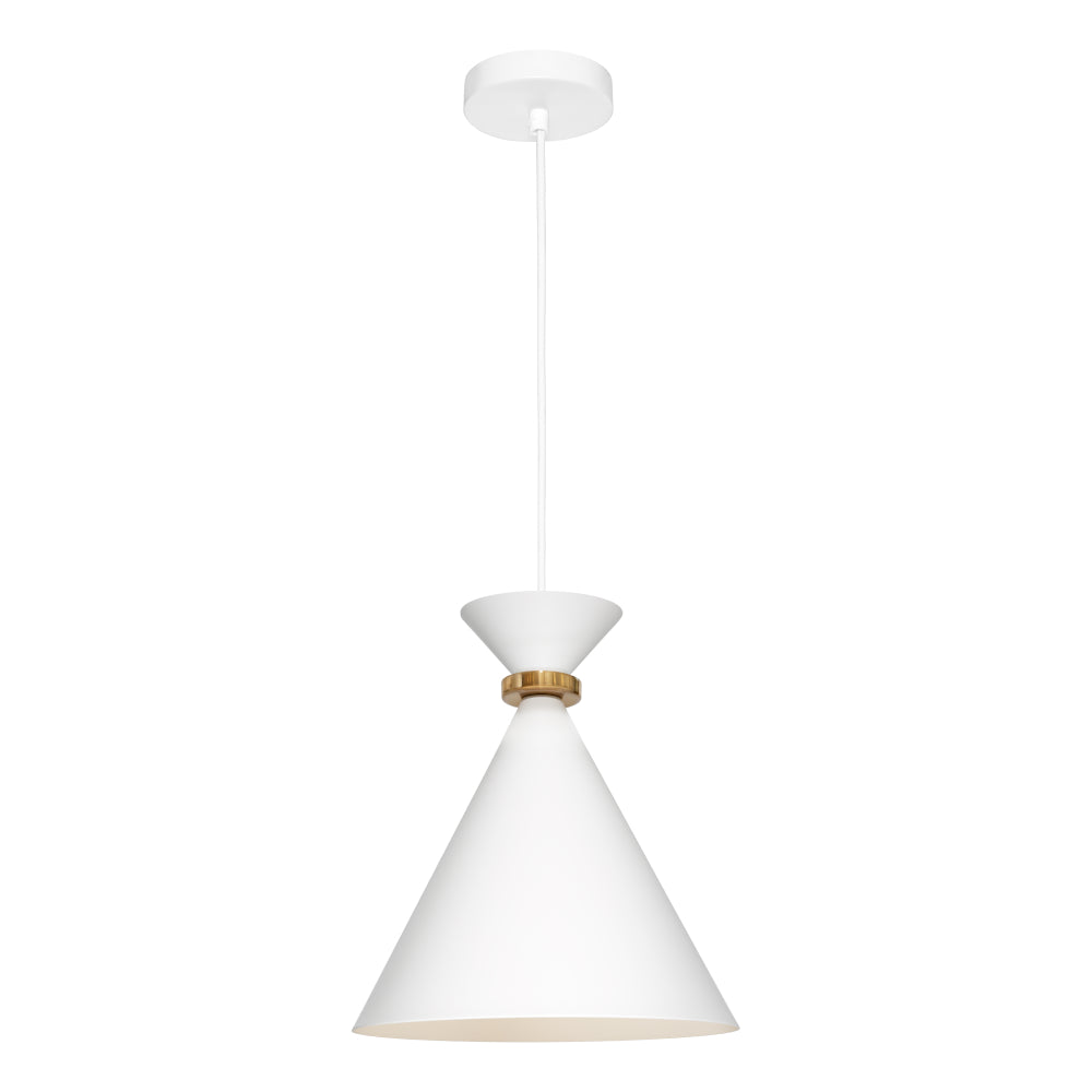 JULIA 1LT SMALL PENDANT WHITE