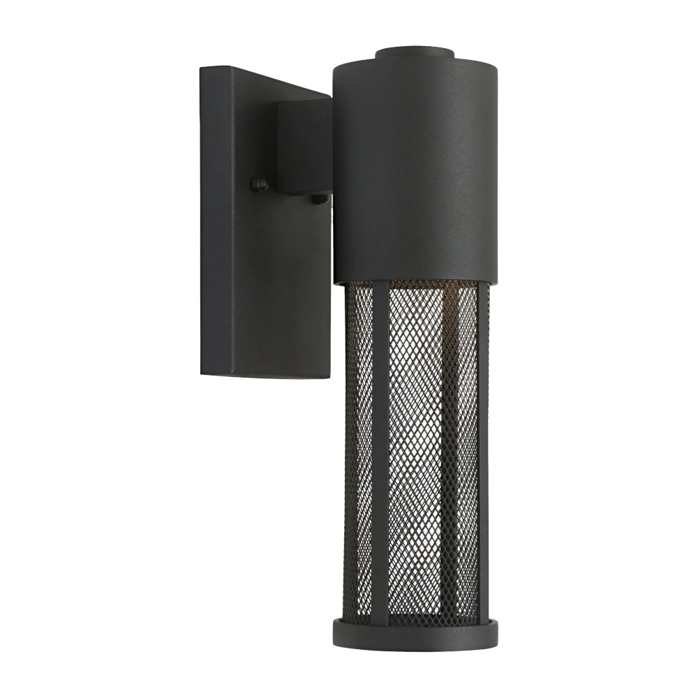 KASSEL 1LT EXTERIOR WALL LIGHT BLACK