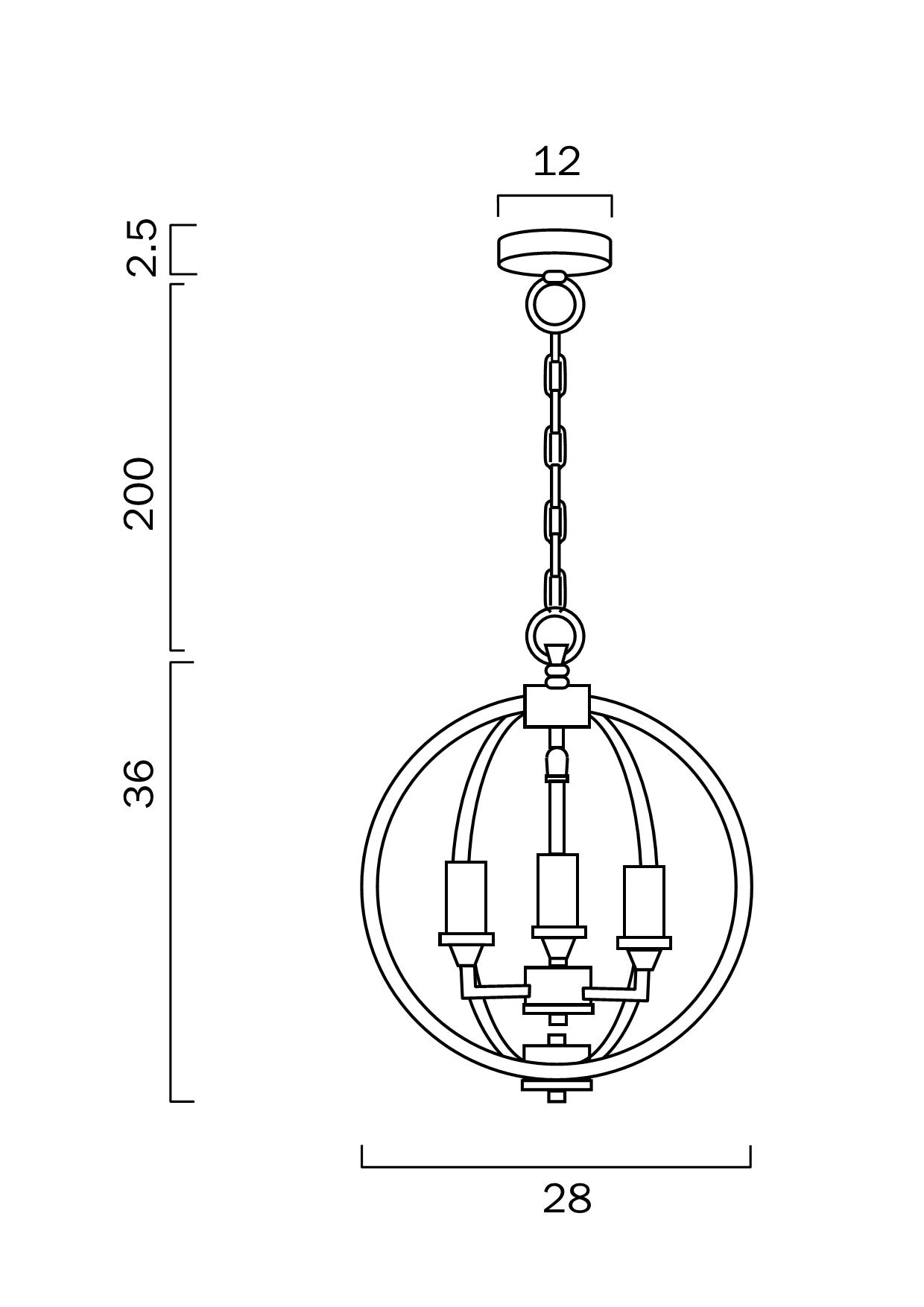 KENDALL PENDANT 3