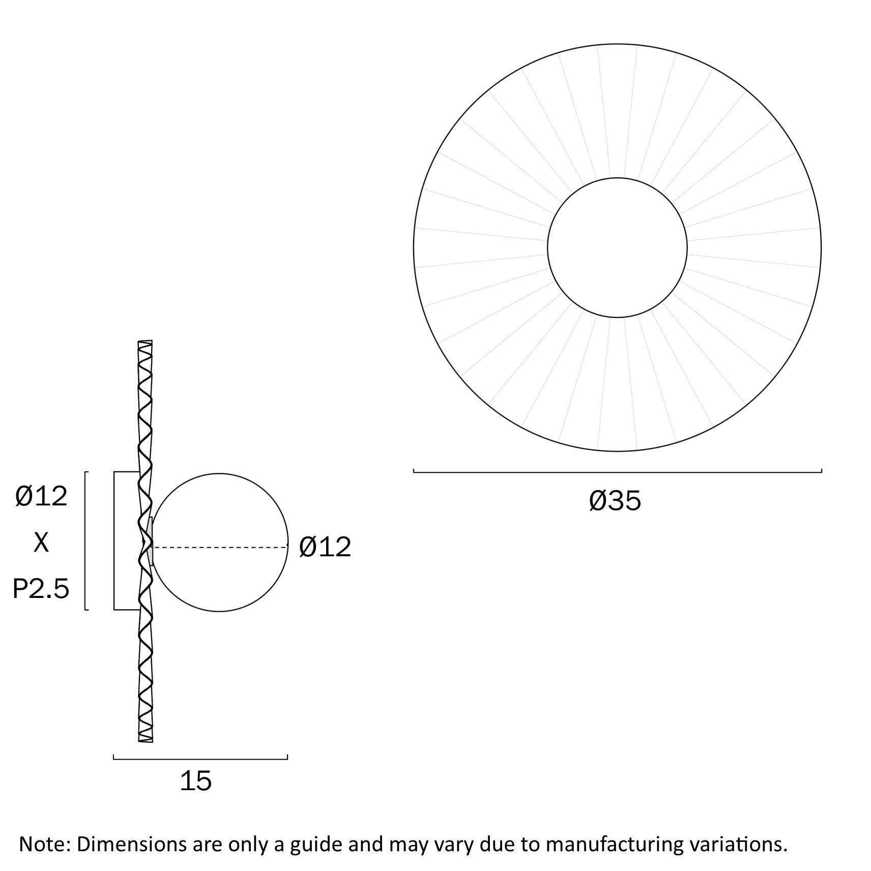 KINSO 35 WALL LIGHT