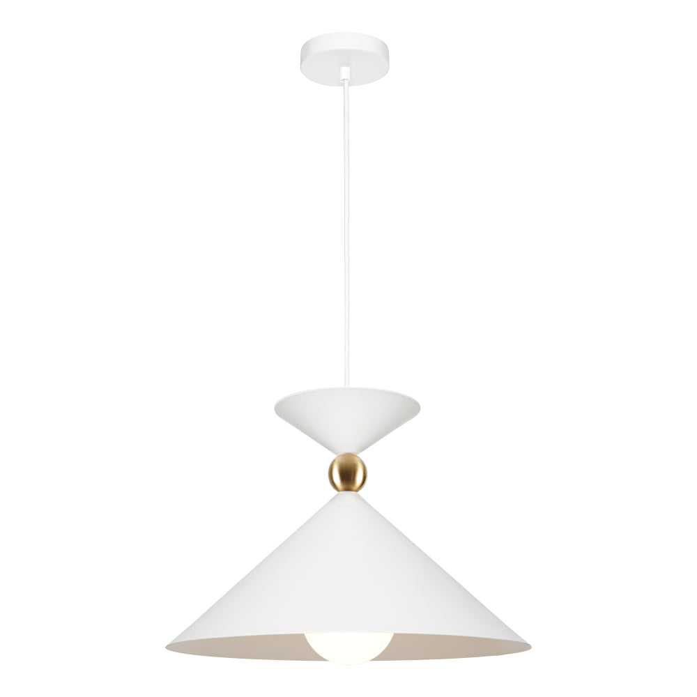 KRISSY 1LT LARGE PENDANT WHITE
