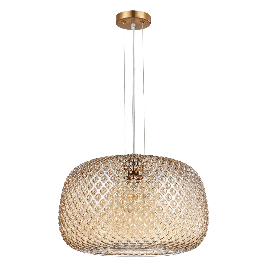 LABU: Interior Dome Glass with Segments Pendant Lights