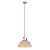 LEGNA: Retro Replica Wood Dome Shape Pendant Lights