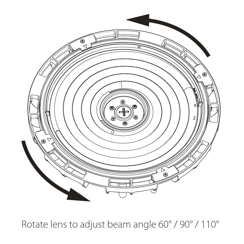 ENSA Multi-Adjustable 150W LED High Bay Light