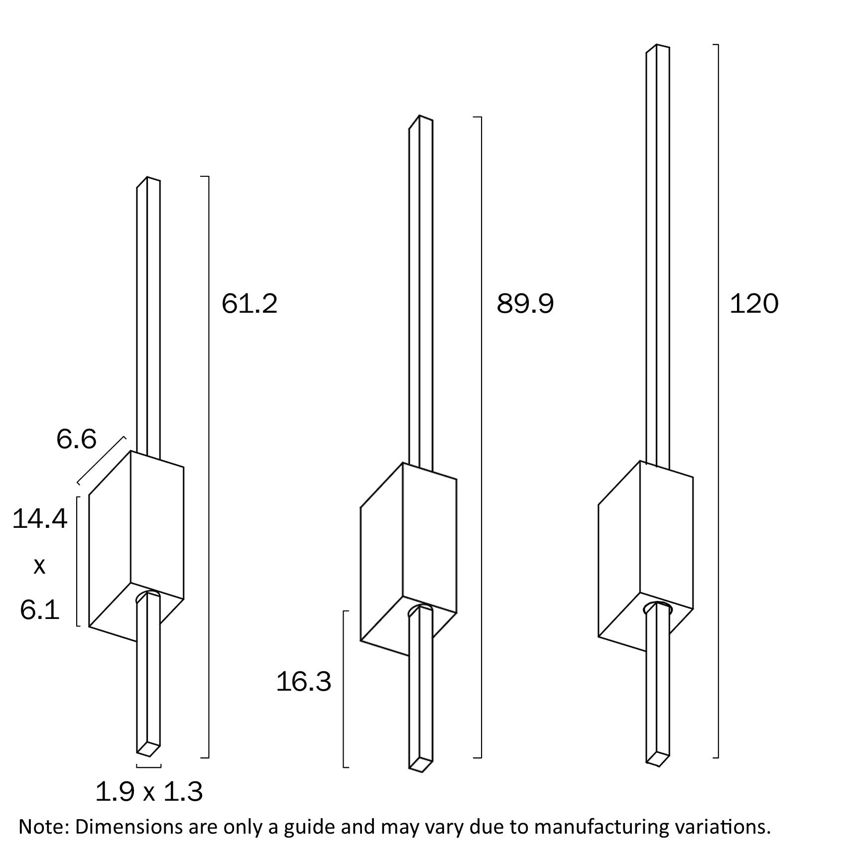 MADRAS 90CM WALL LIGHT