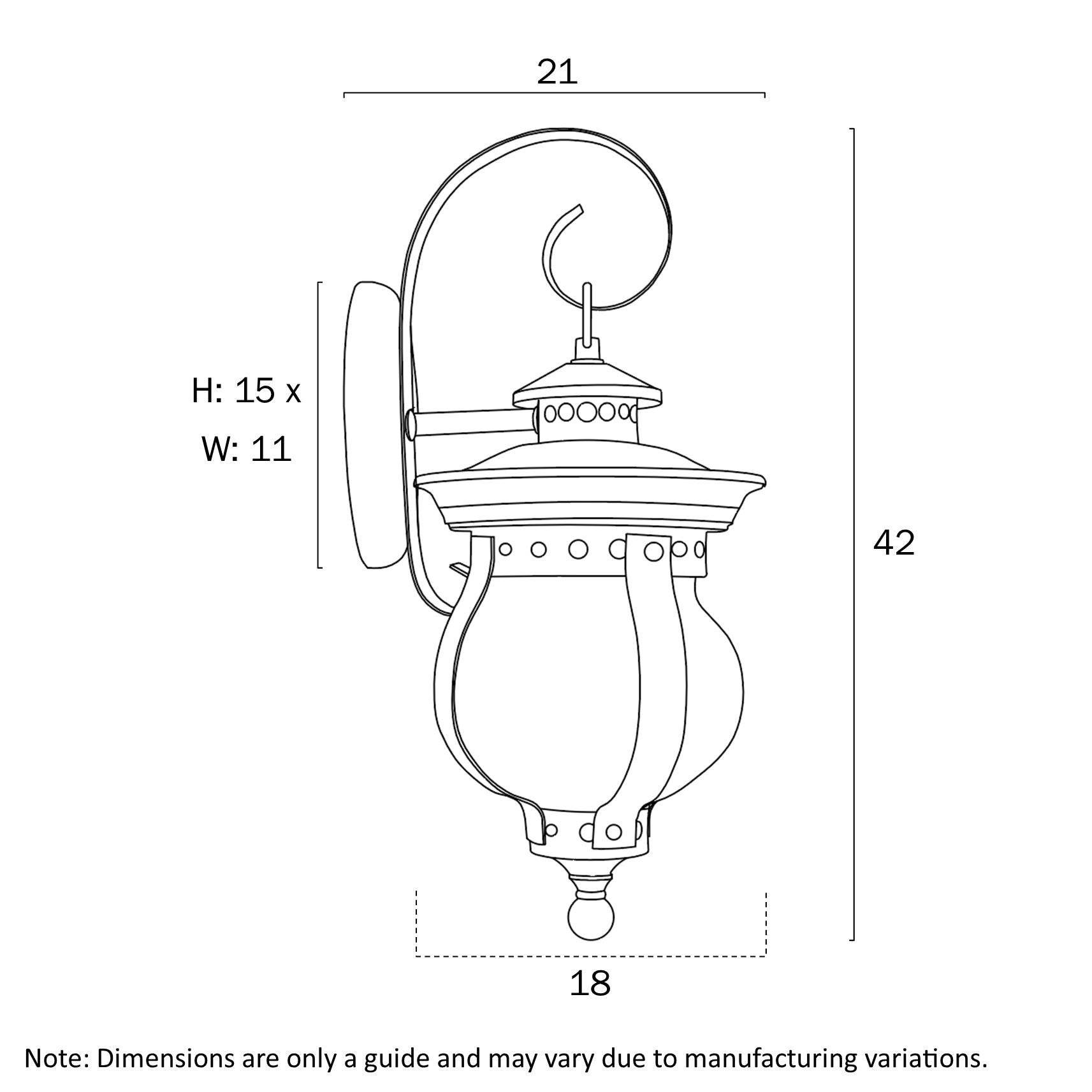 MAMO 18 EXTERIOR WALL LIGHT