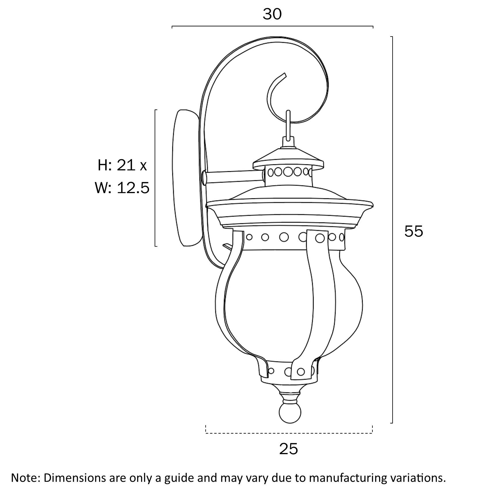 MAMO 25 EXTERIOR WALL LIGHT