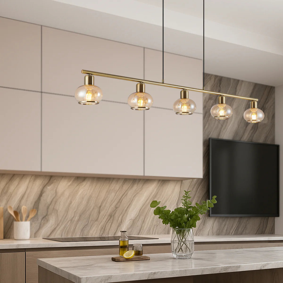 MARBELL 5 LIGHT PENDANT