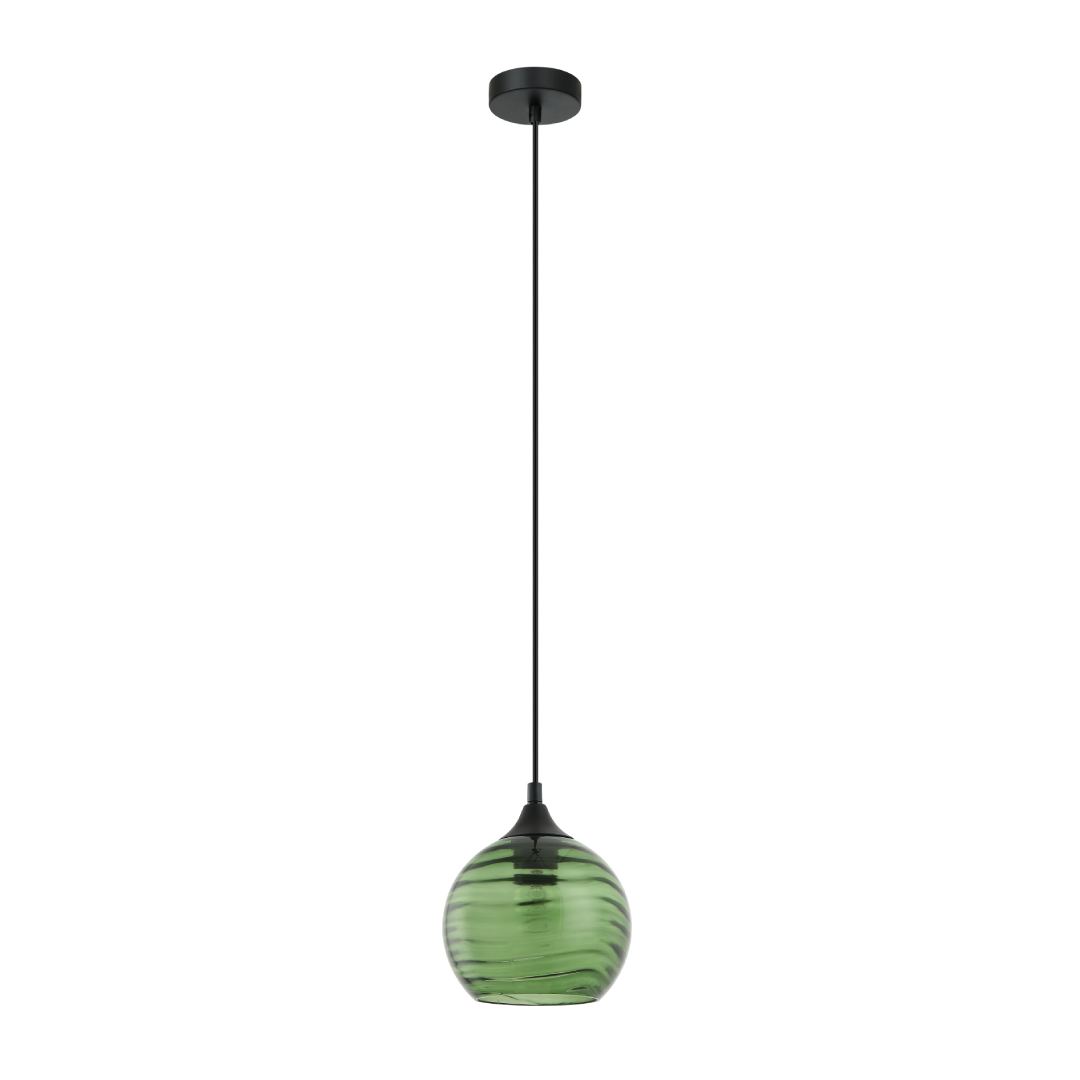 MARBRE: Modern Retro Interior Wine Glass Wavy Glass Pendant Lights