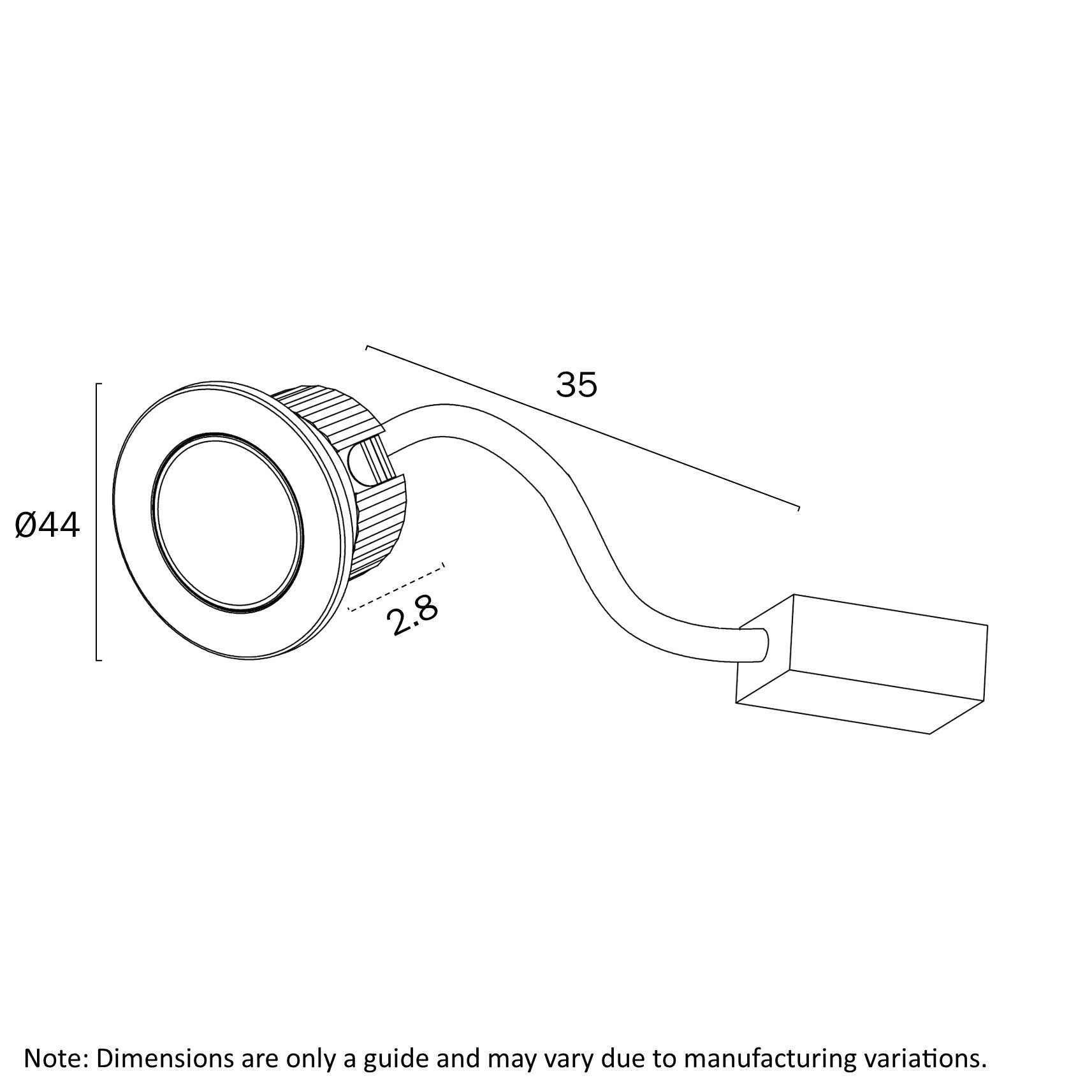 MAREN ROUND STAIR DOWNLIGHT