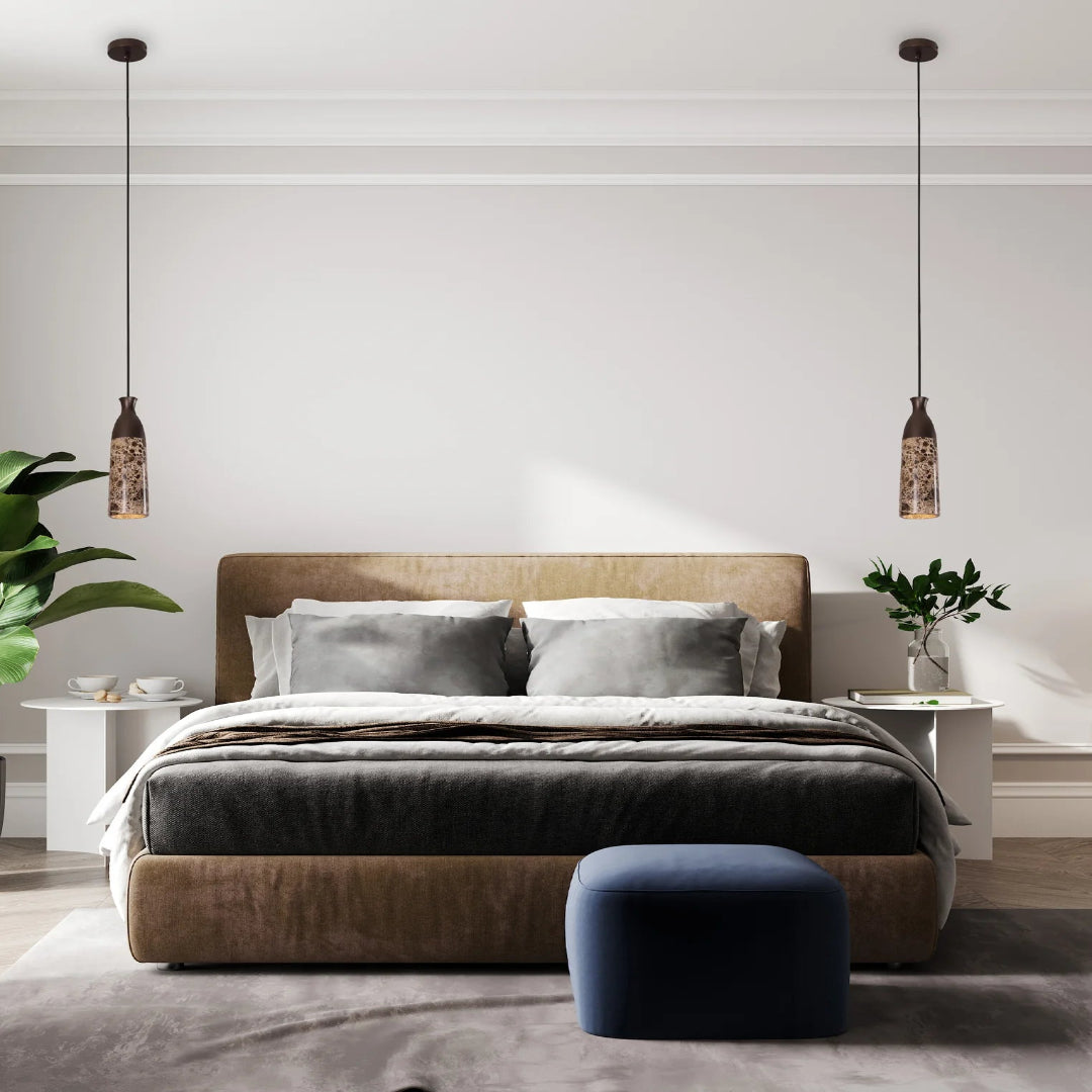 MARMOL: Interior Marble Cylinder Pendant Lights