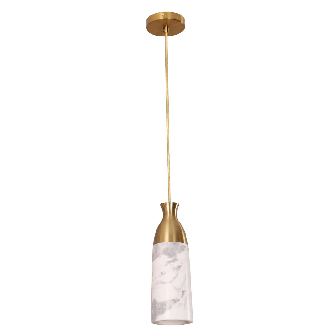 MARMOL: Interior Marble Cylinder Pendant Lights