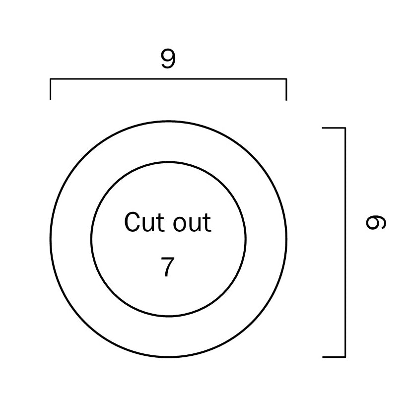 601 DOWNLIGHT FRAME ONLY