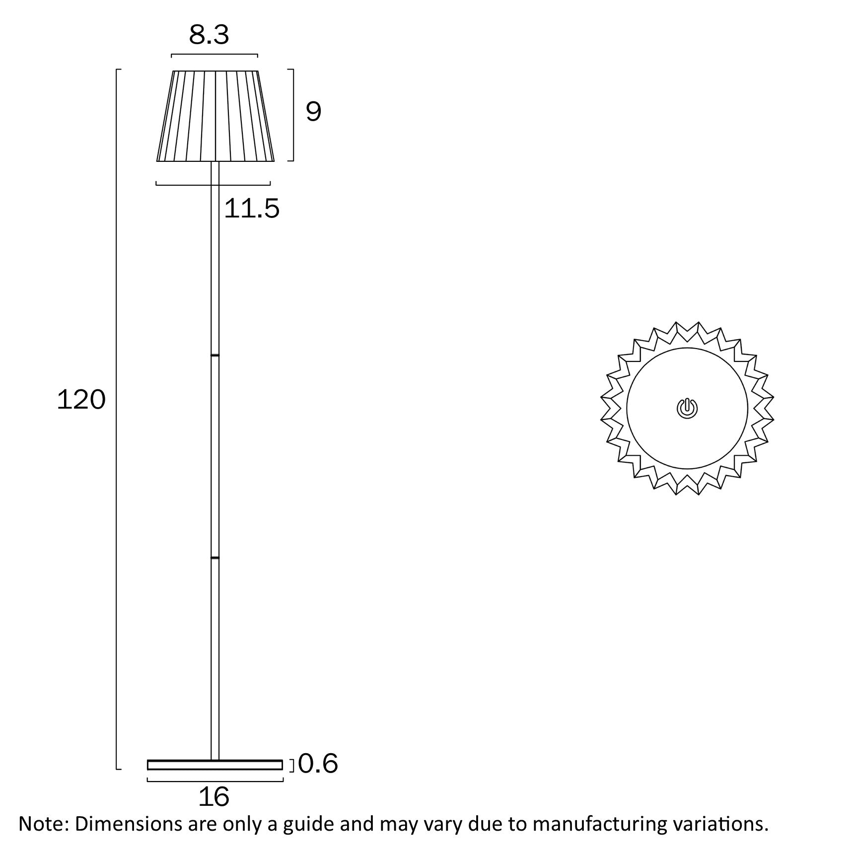 MINDY RECHARGEABLE FLOOR LAMP