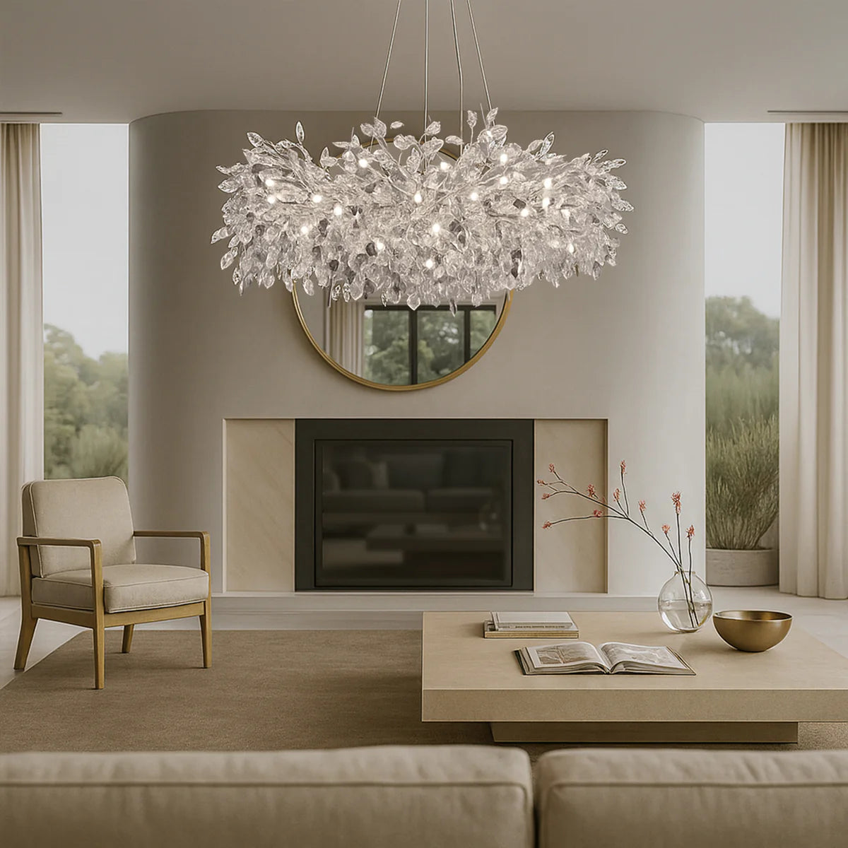 MOLENA 10 LIGHT RECTANGULAR PENDANT