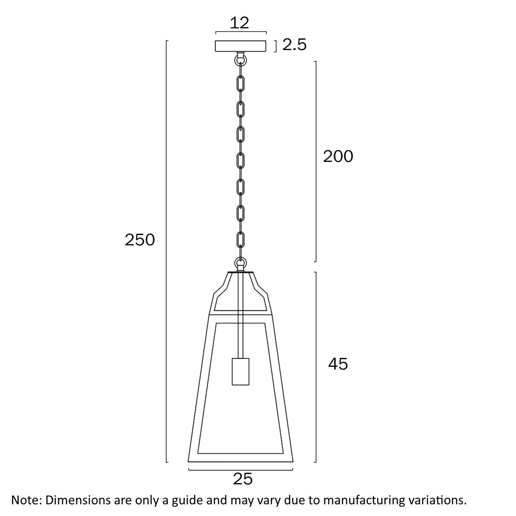 MONTEAL 1 LIGHT PENDANT
