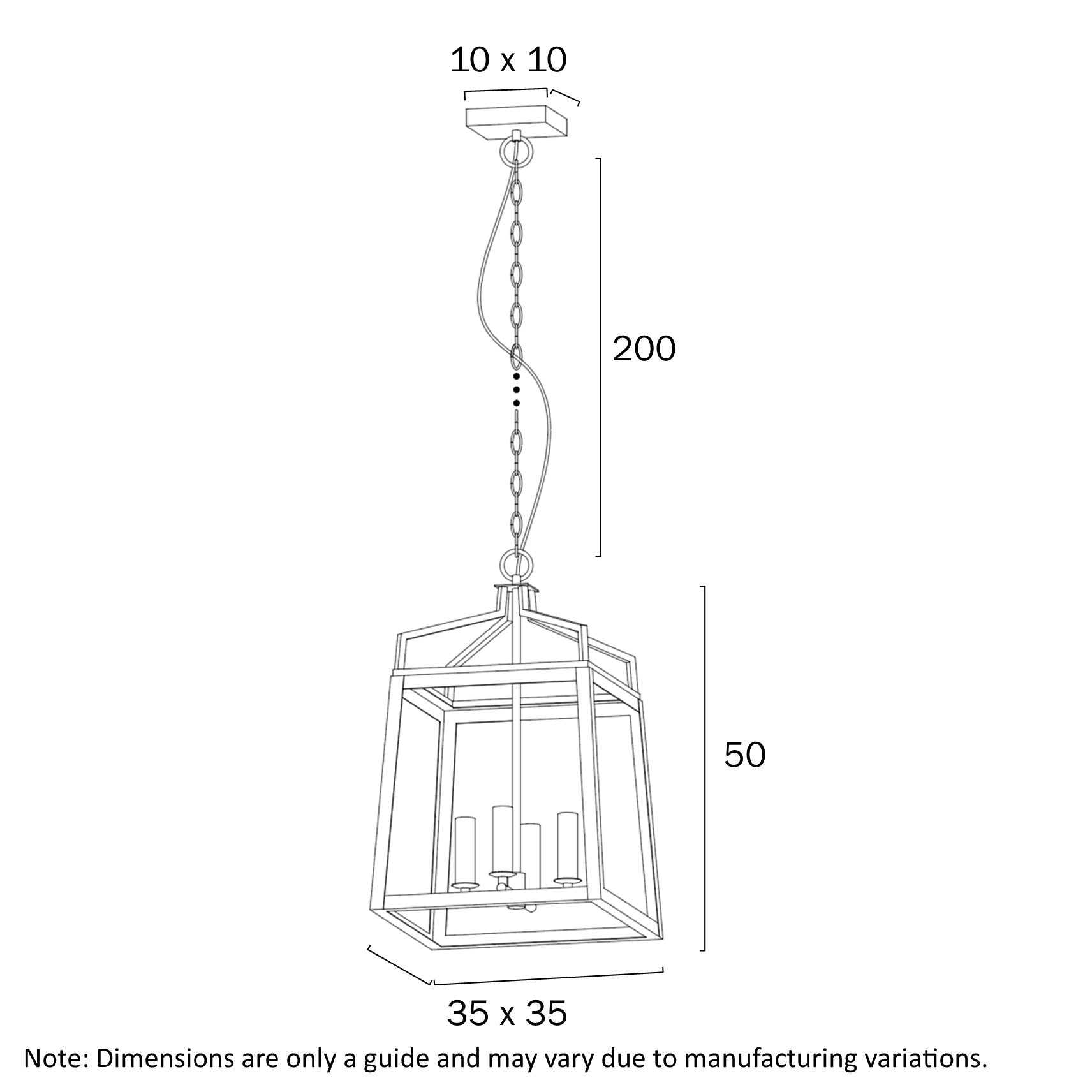 MONTEAL 4 LIGHT PENDANT