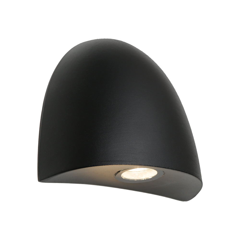 MORA EXTERIOR WALL LIGHT BLACK