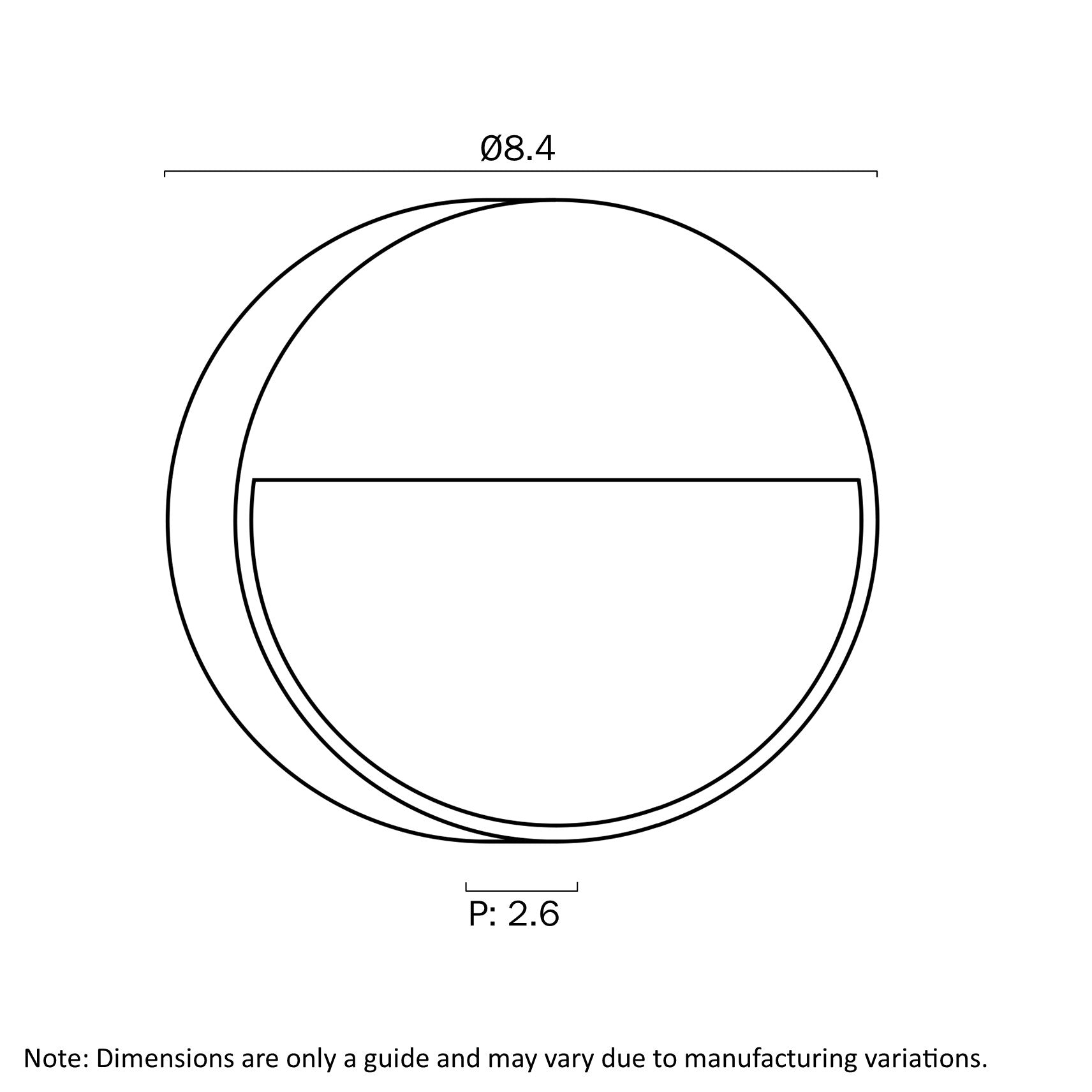 MUSAN ROUND STEP WALL LIGHT