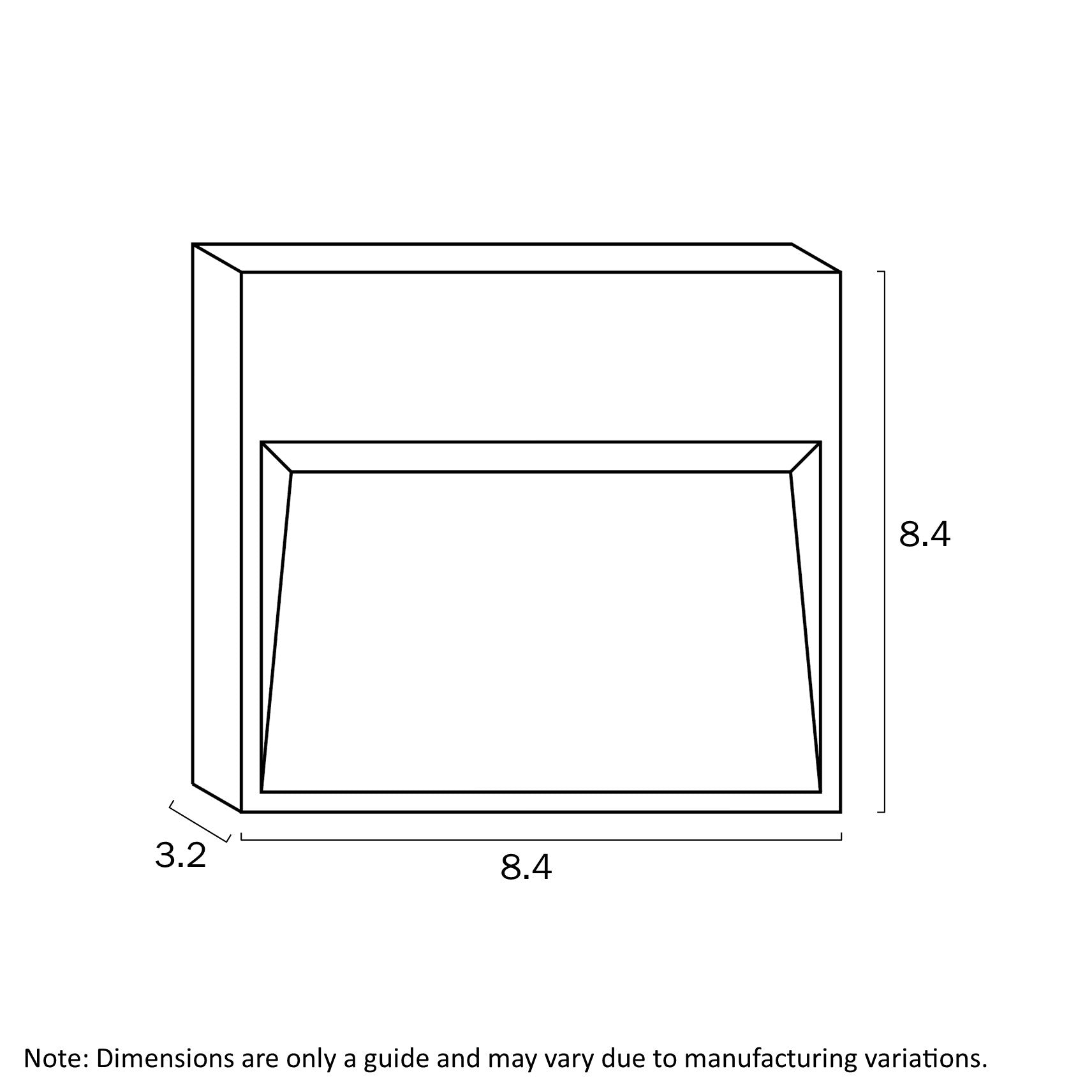 MUSAN SQUARE STEP WALL LIGHT