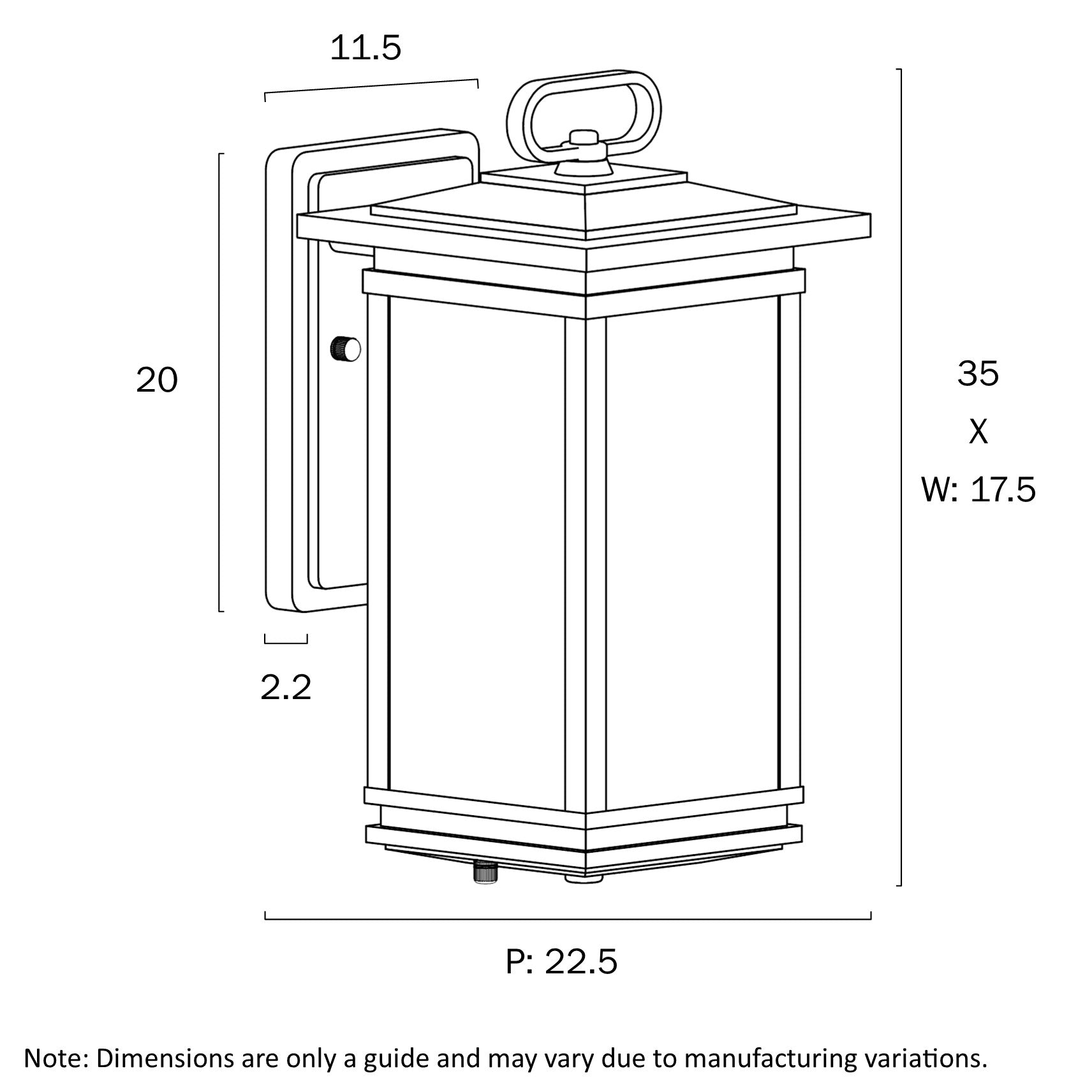 NEVIN EXTERIOR WALL LIGHT