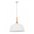 NORDIC: Modern Scandinavian Large Dome Shape Steel & Wood Pendant Lights