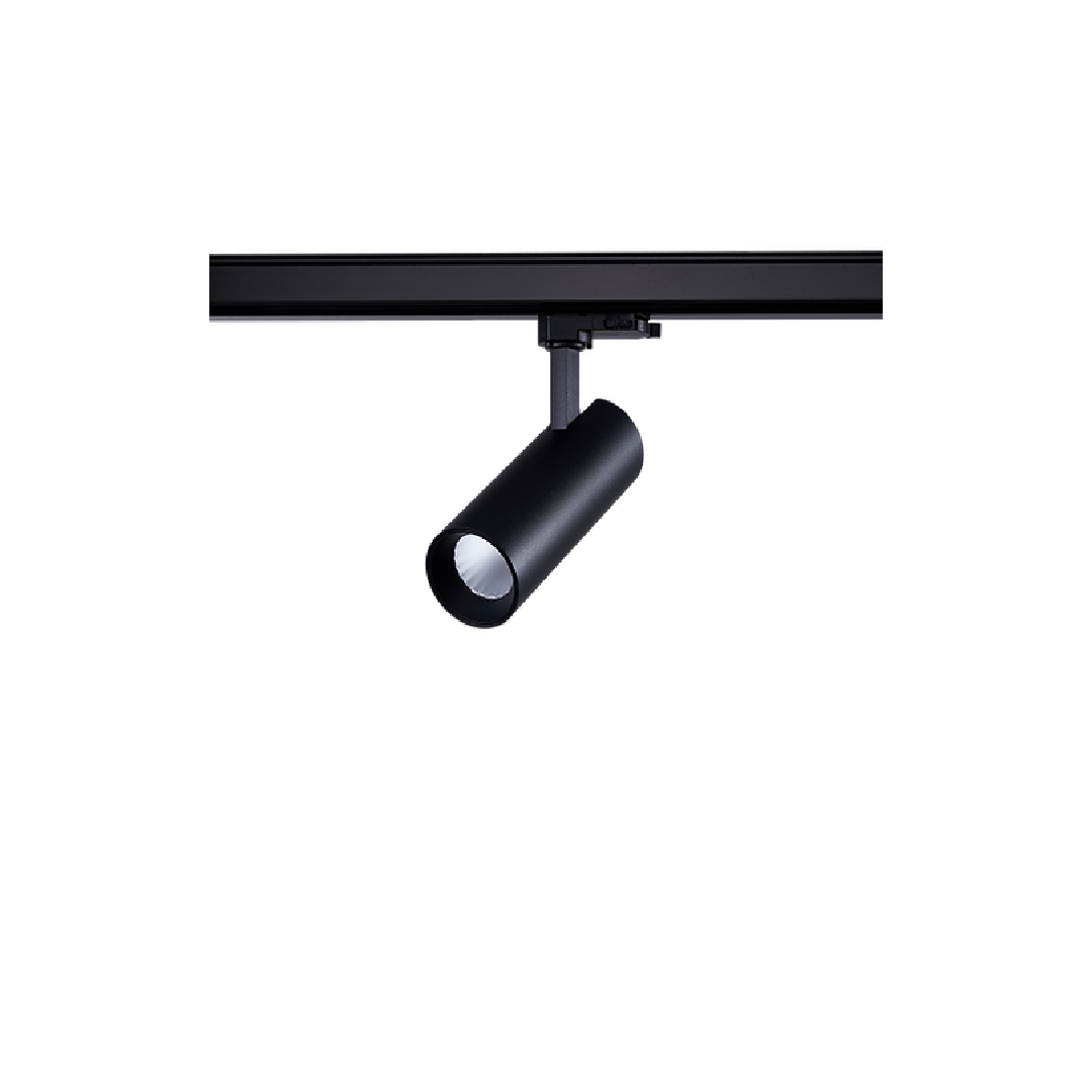 Track Header Light LED Track Head Light 30W Black Tri Single Circuit
