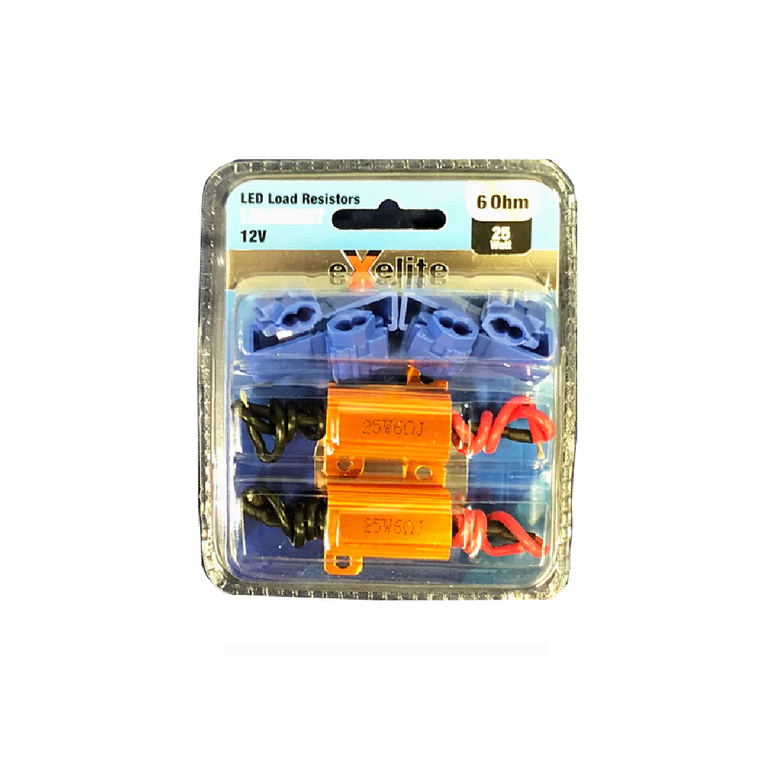 Exelite LED Load Resistors (2pcs Pack)