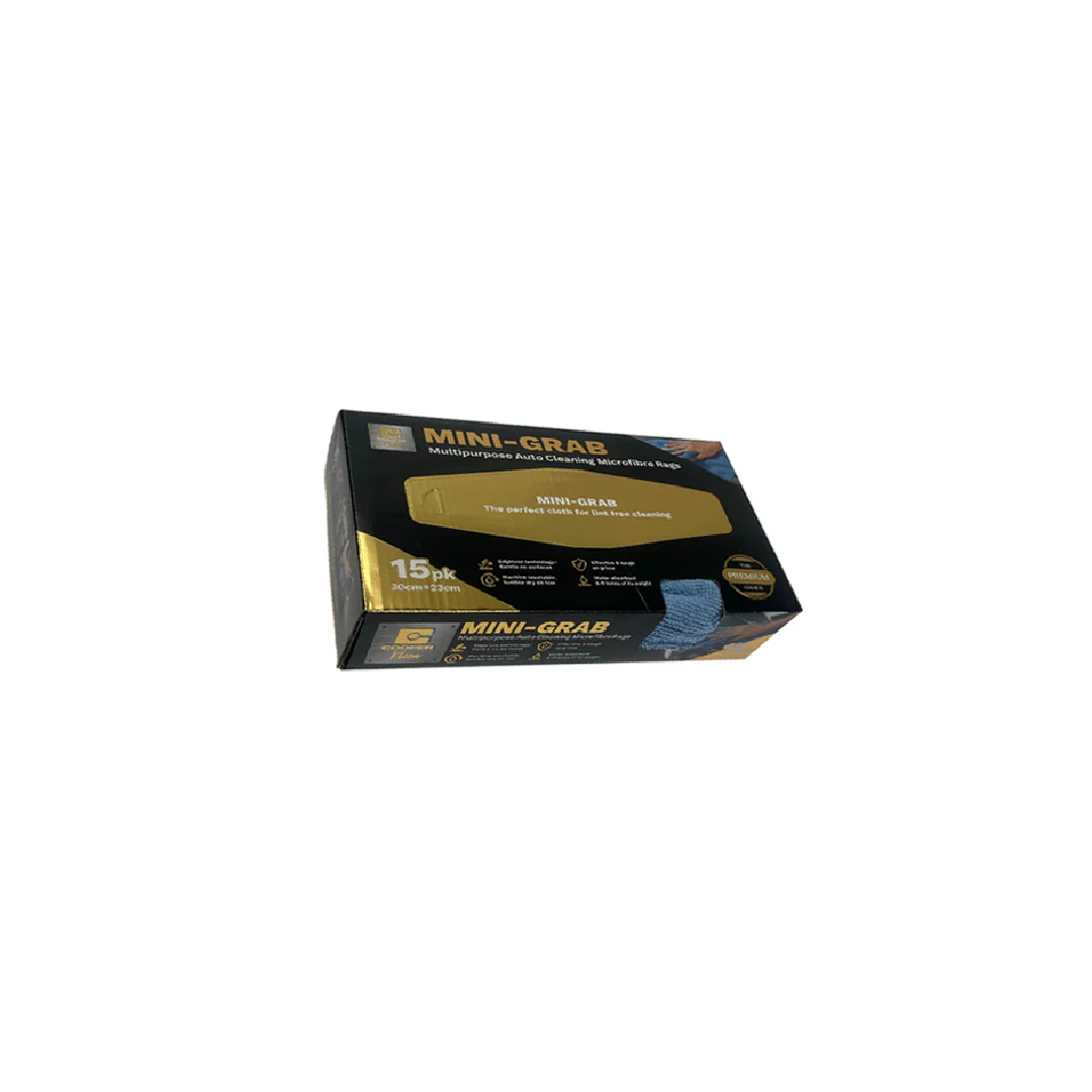 Mini Grab: Multipurpose microfibre automotive cleaning rags (15pcs Pack)