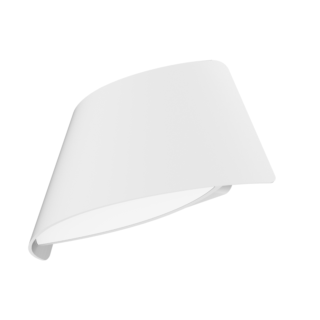 ATEN: LED Exterior Surface Mounted Curved Up/Down Wall Lights IP65