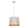 PENSHADE: Interior Slanted with Eiffel Tower Pattern Laser Cut Pendant Lights