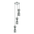 CLESSIDRA: Interior Mirror Finish Smokey Black / Opal Glass Ellipse Multiple Round Base Pendant Lights