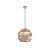 ORIGAMI: Interior Large Dome Carved Iron Origami Style Pendant Lights