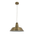 DIVO: Industrial Antique Brass Dome Pendant Light
