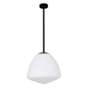 CIOTOLA: Interior Tipped Medium Dome Frosted Glass Pendant Lights