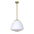 CIOTOLA: Interior Tipped Medium Dome Frosted Glass Pendant Lights