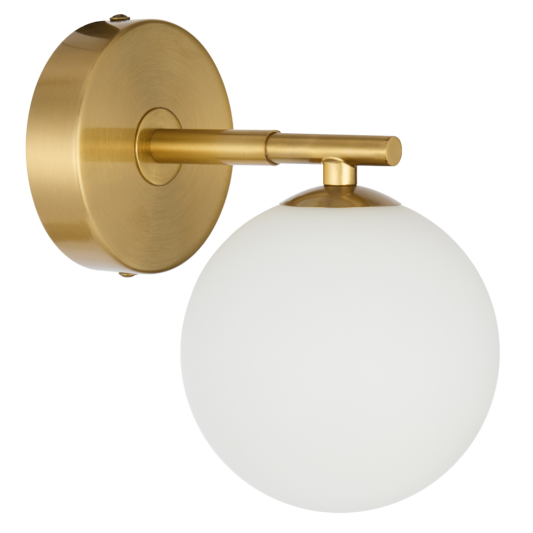 FELTON 1 LIGHT WALL LIGHT ANTIQUE GOLD