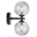 FELTON 2 LIGHT WALL LIGHT BLACK